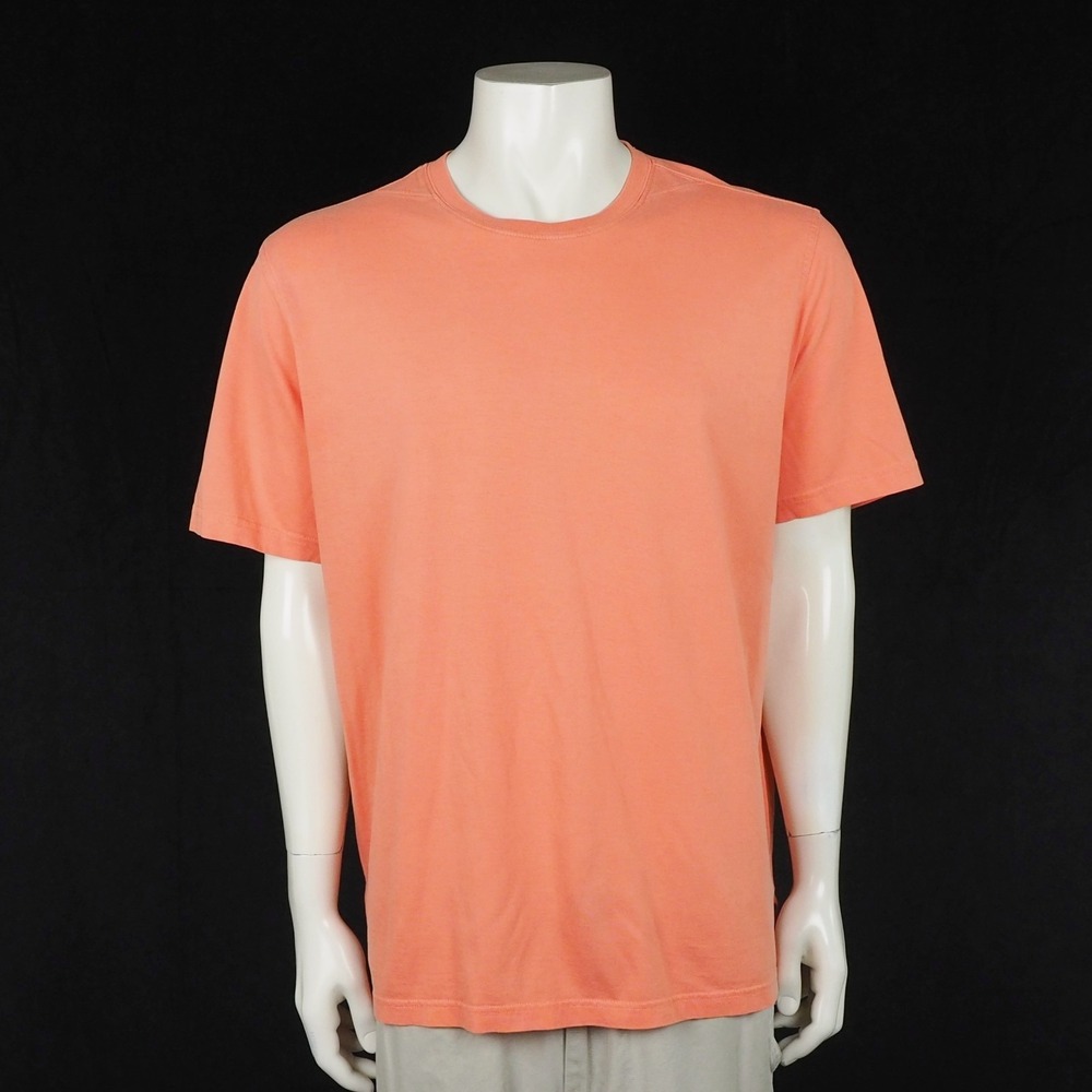 Tommy Bahama Bali Skyline Crew Tee Shirt Mens XL Orange Supima Cotton Blend